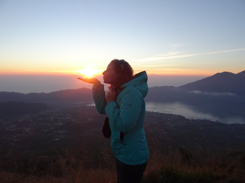 DSC04237 - Lever du soleil volcan Batur - Bali -  Indonésie